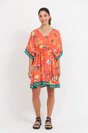 Cabana Dress - Brasil Coral