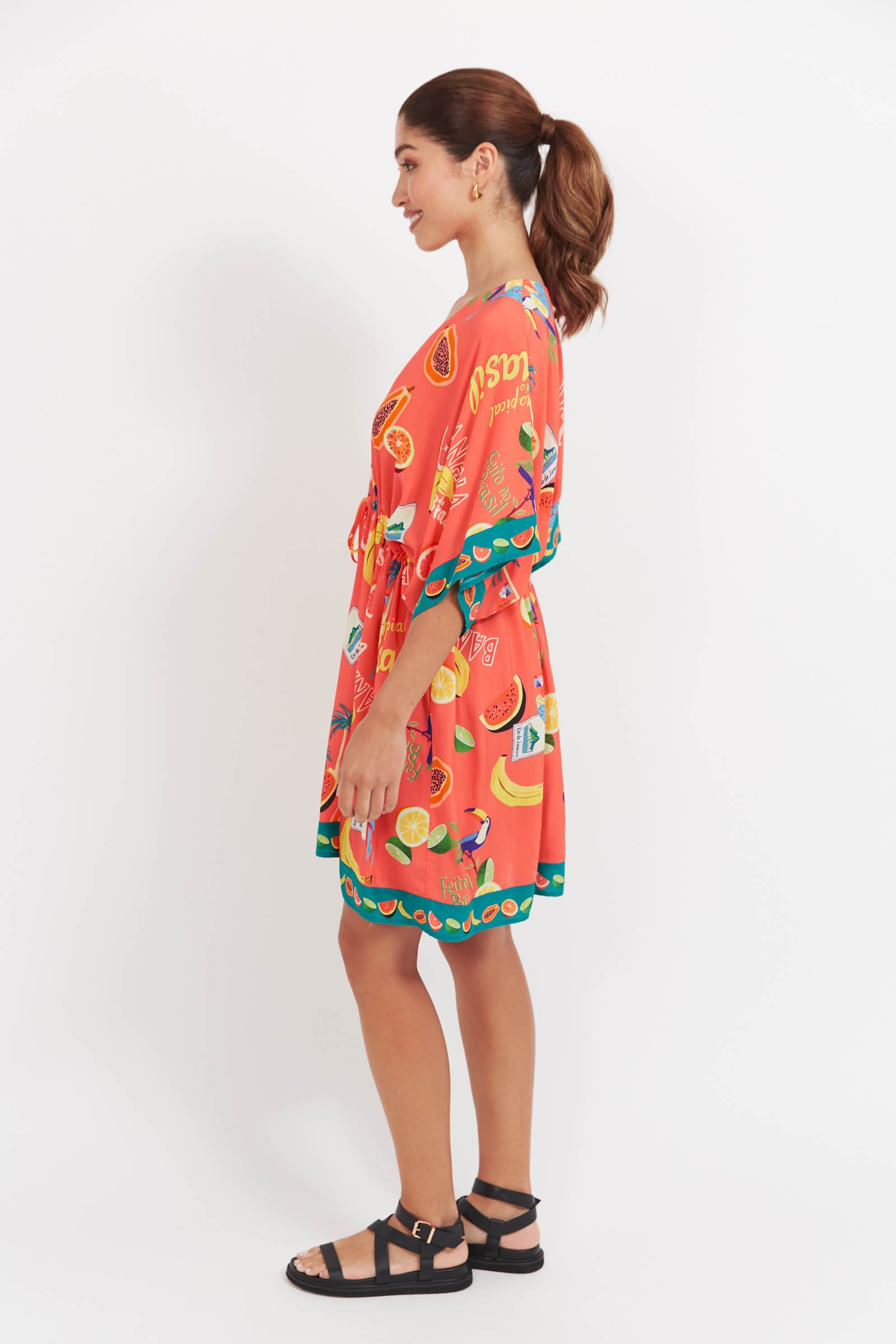 Cabana Dress - Brasil Coral