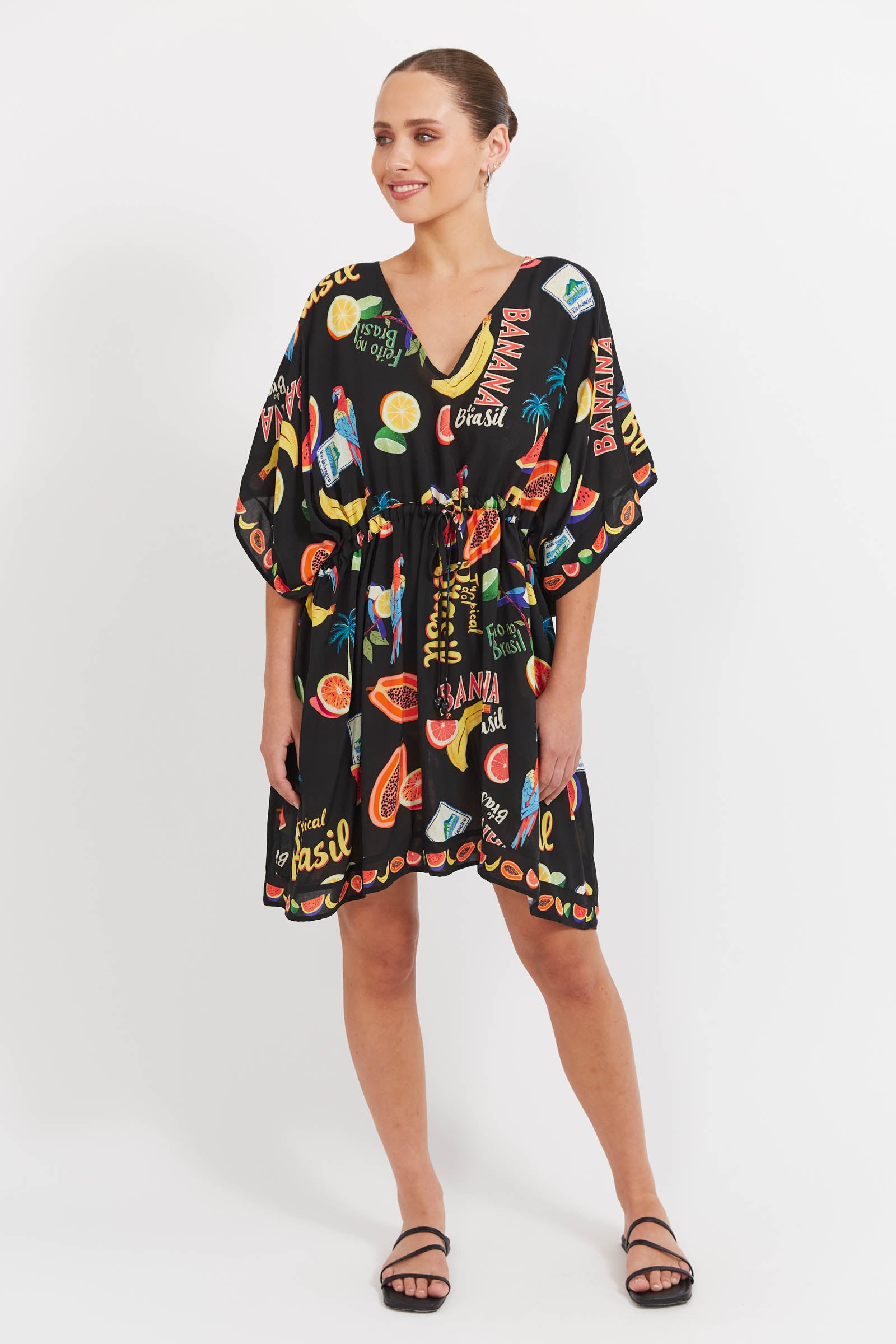 Cabana Dress - Brasil Black