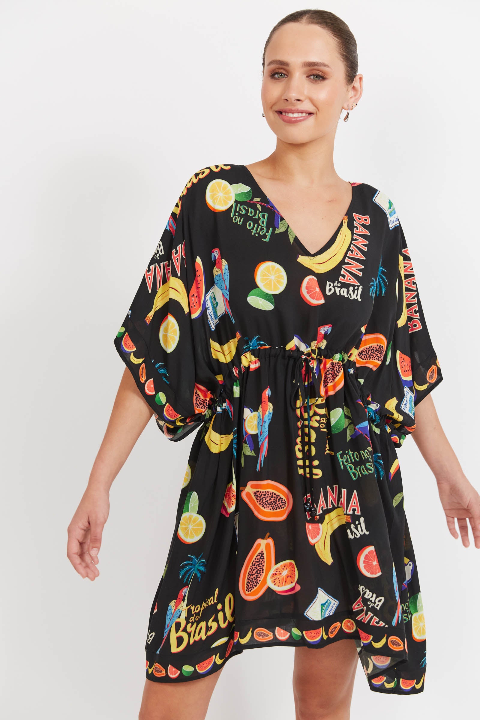 Cabana Dress - Brasil Black