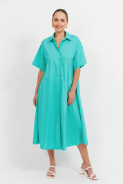 Brasilia Shirt Dress - Mint