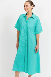 Brasilia Shirt Dress - Mint