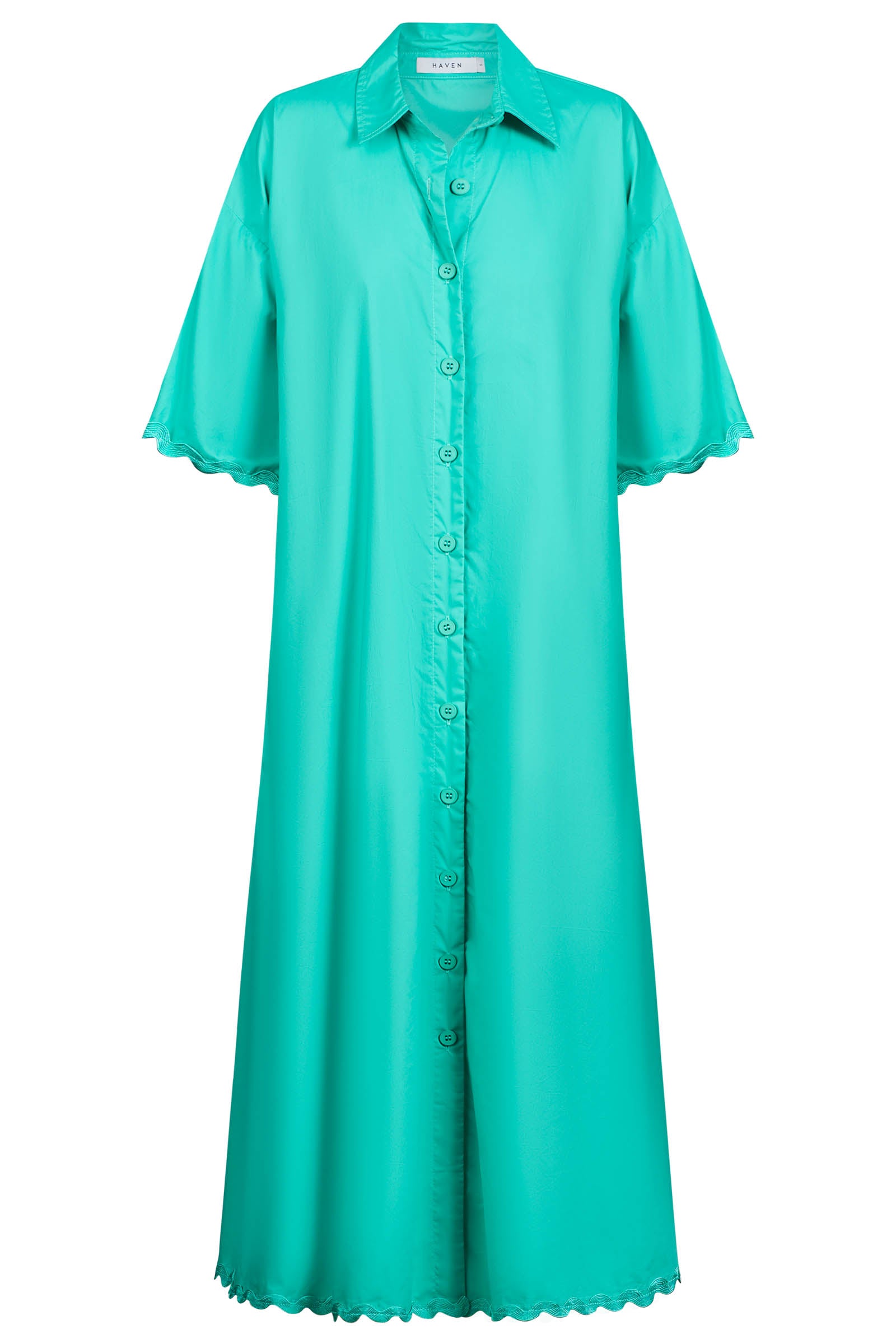 Brasilia Shirt Dress - Mint