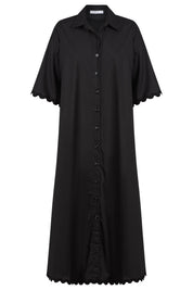 Brasilia Shirt Dress - Black