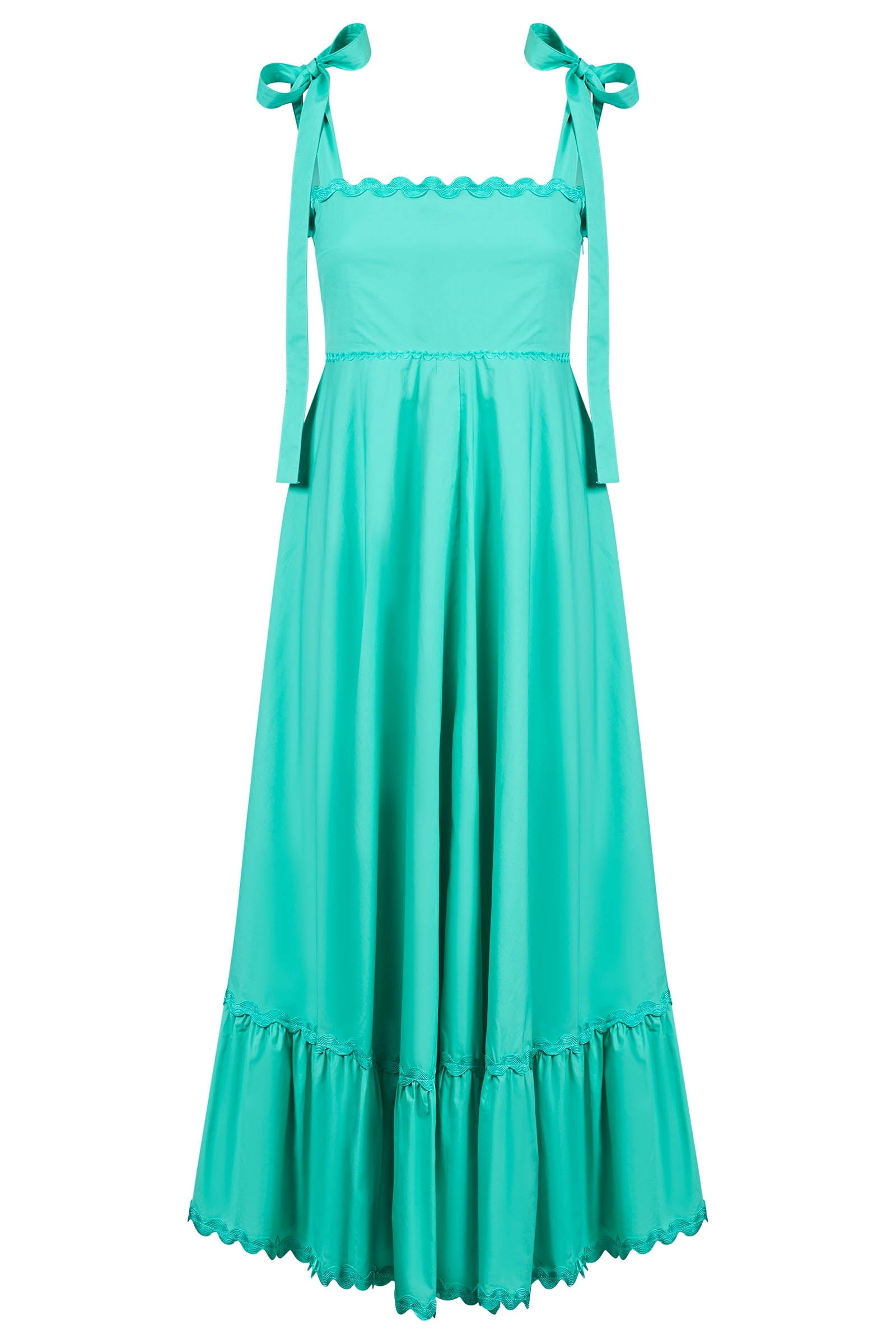 Brasilia Tie Maxi Dress - Mint