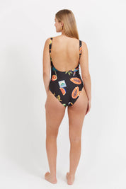 Cabana Twist One Piece Swimsuit - Brasil Black
