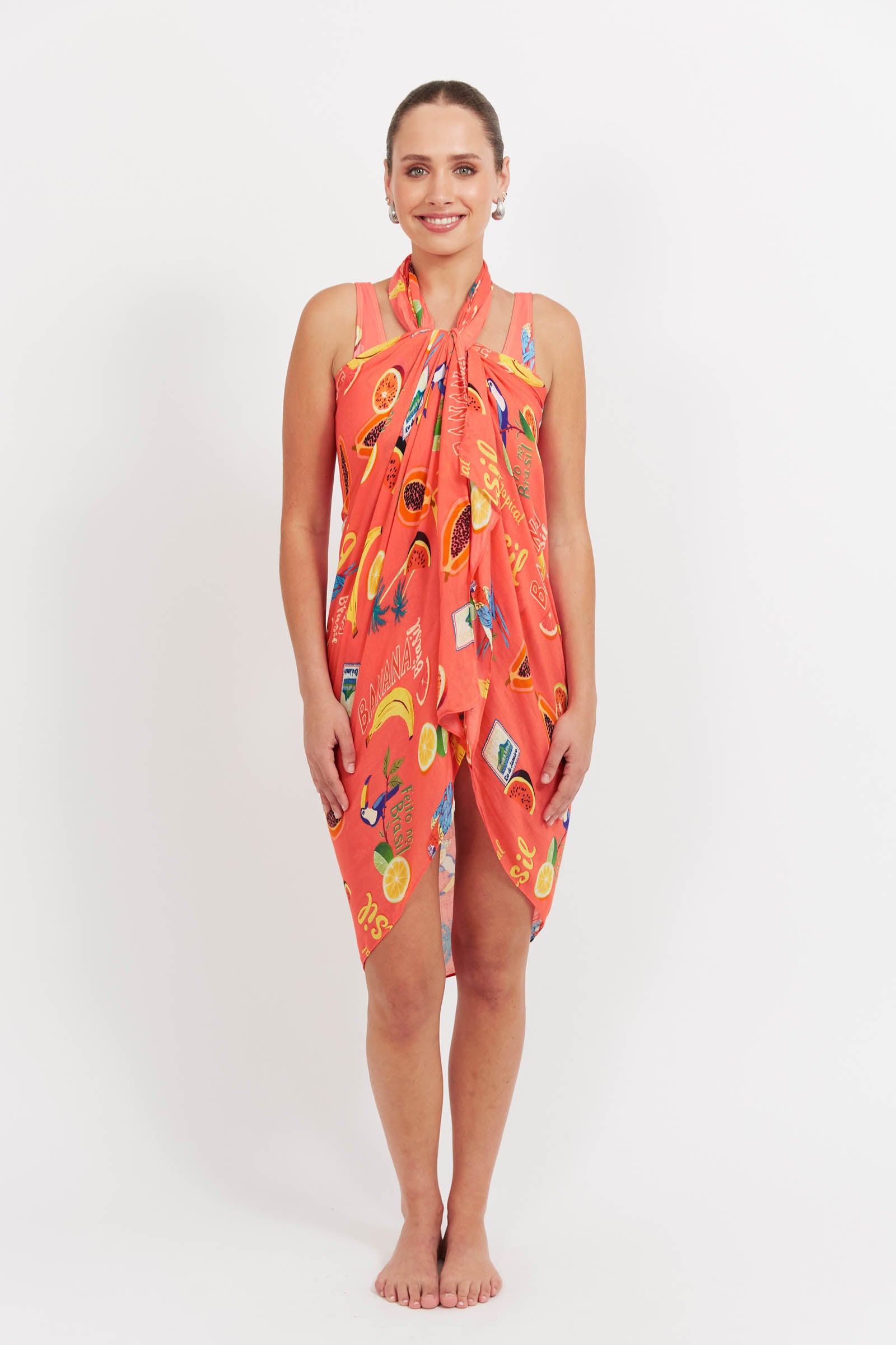 Cabana Sarong - Brasil Coral