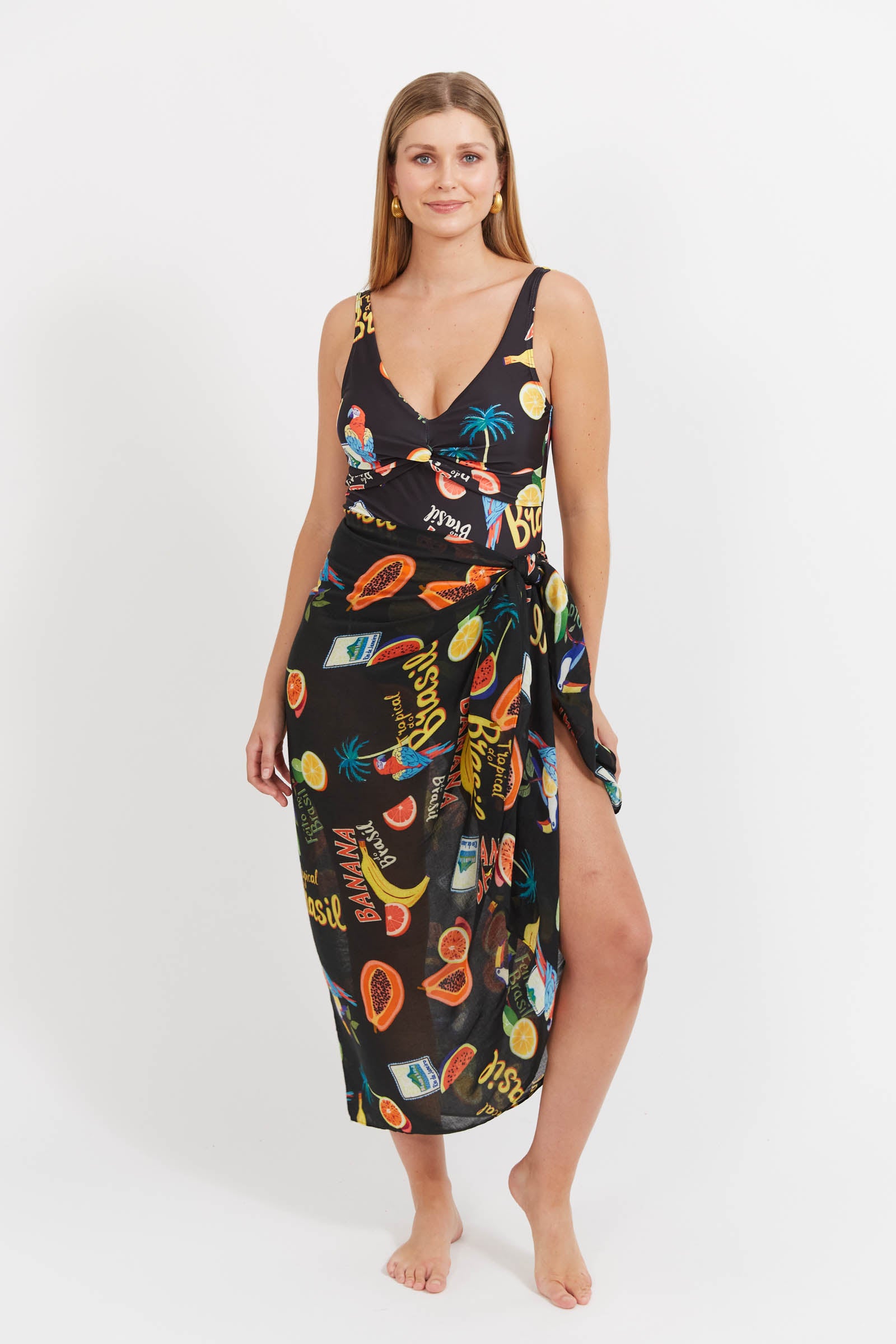 Cabana Sarong - Brasil Black