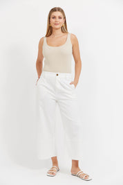 Panama Pant - White