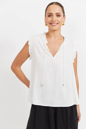 Jardin Top - White