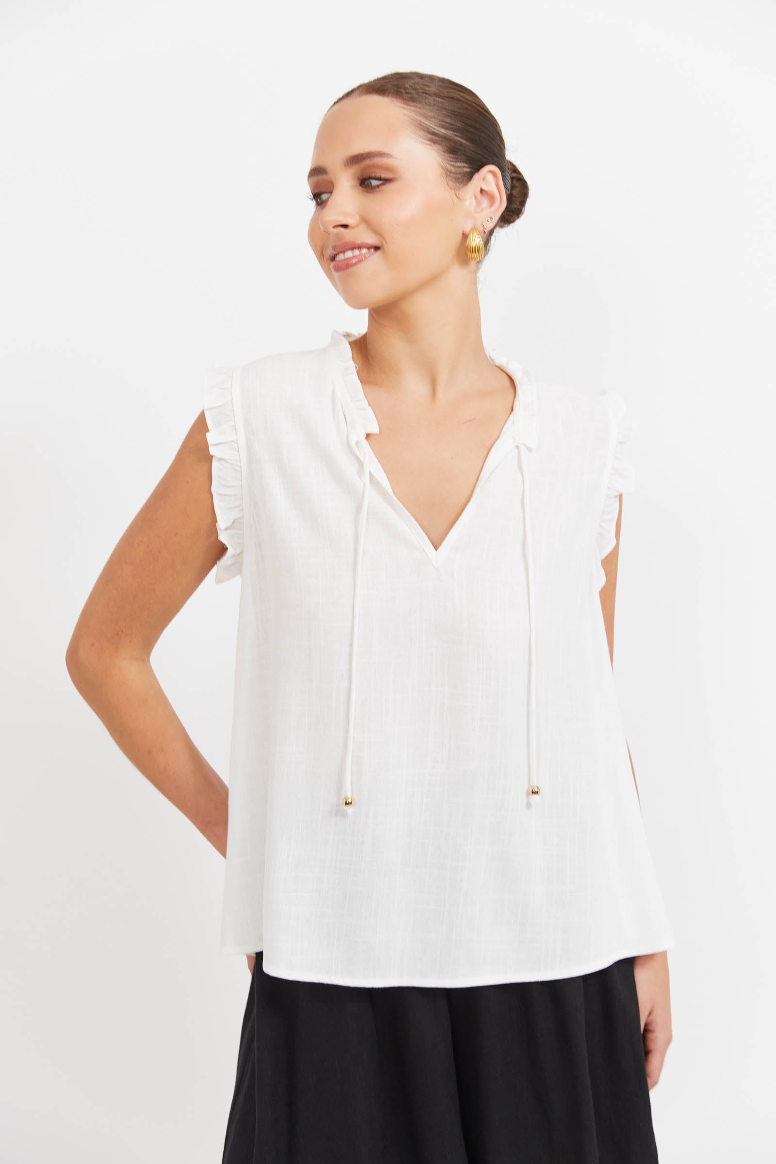 Jardin Top - White