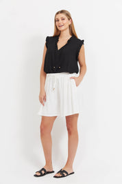 Jardin Short - White