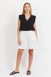 Jardin Short - White