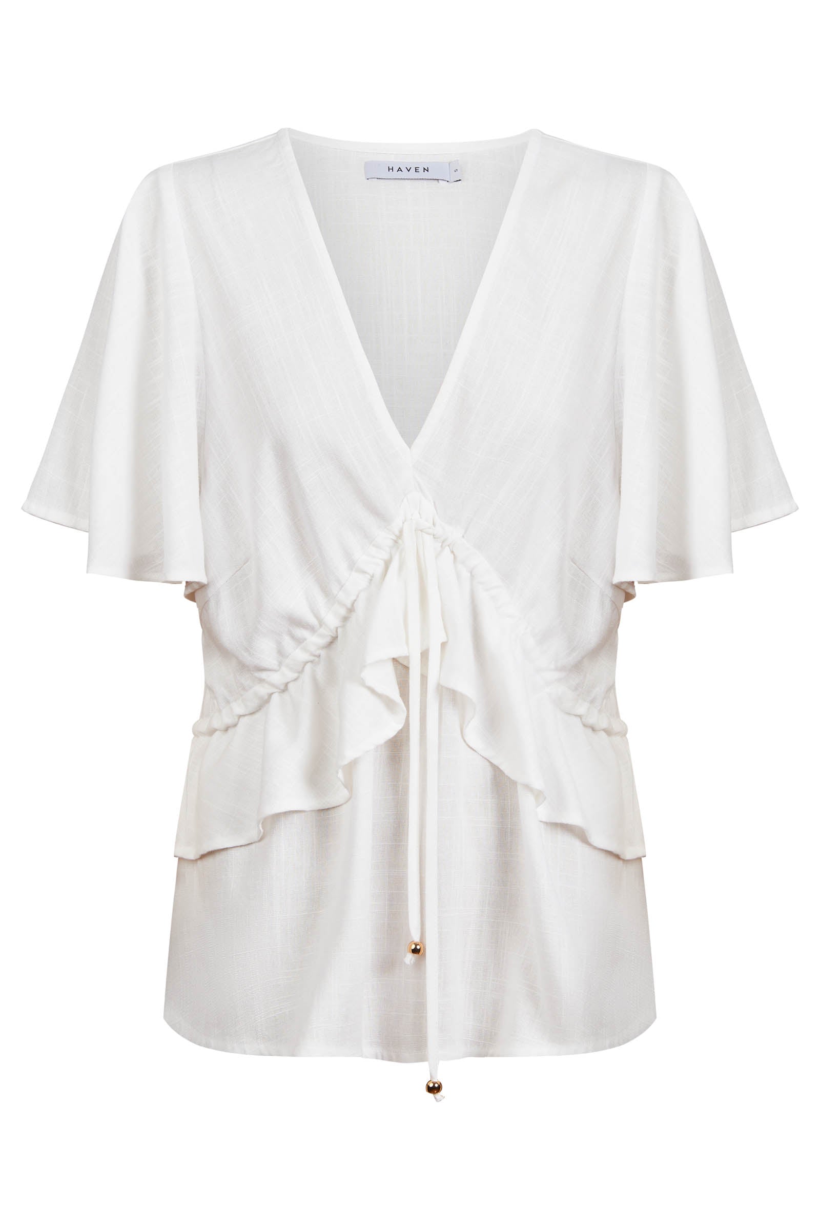 Jardin Frill Top - White