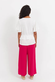 Jardin Frill Top - White