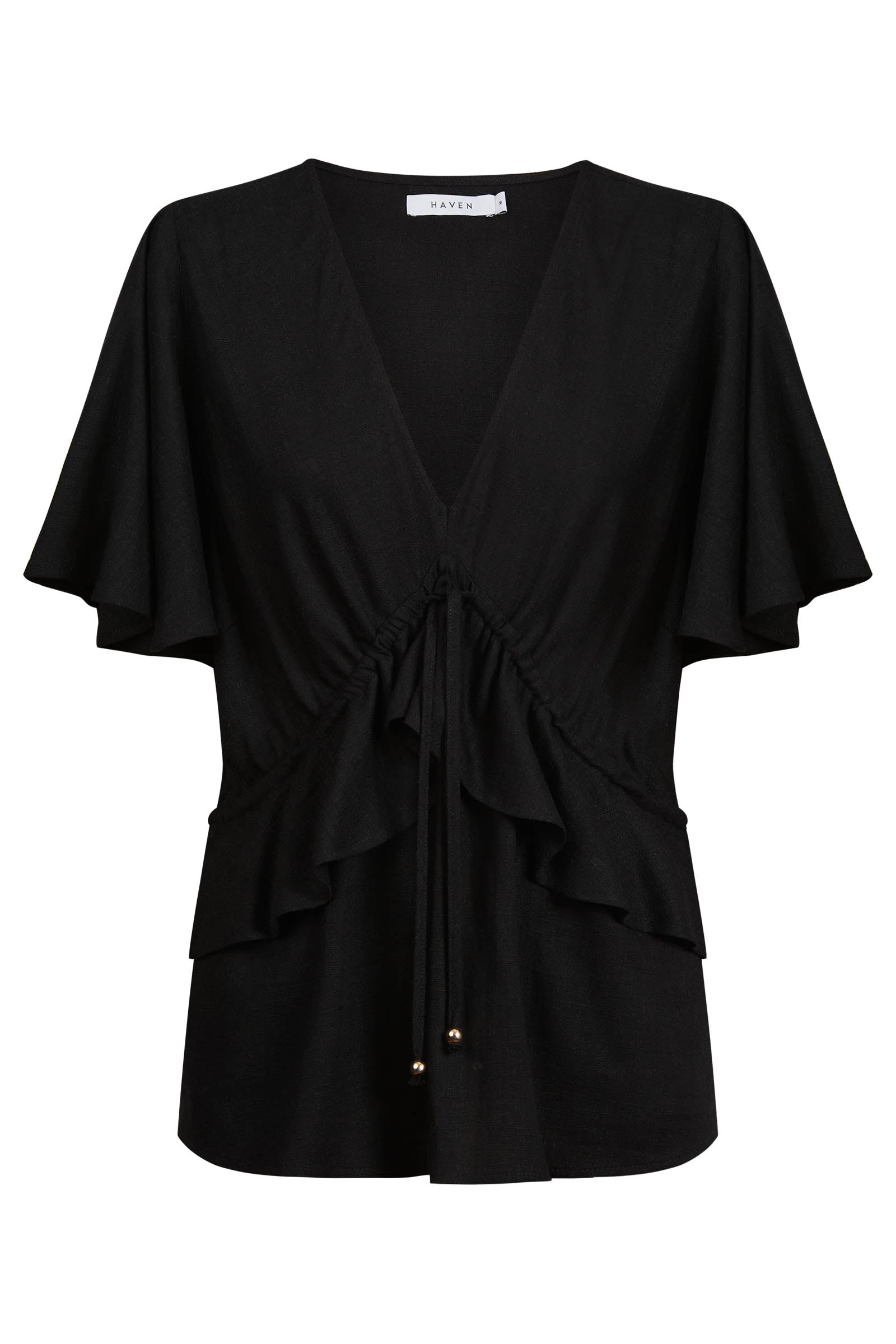 Jardin Frill Top - Black