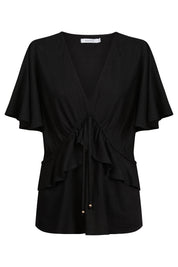 Jardin Frill Top - Black