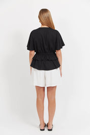 Jardin Frill Top - Black