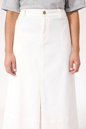 Panama Maxi Skirt - White