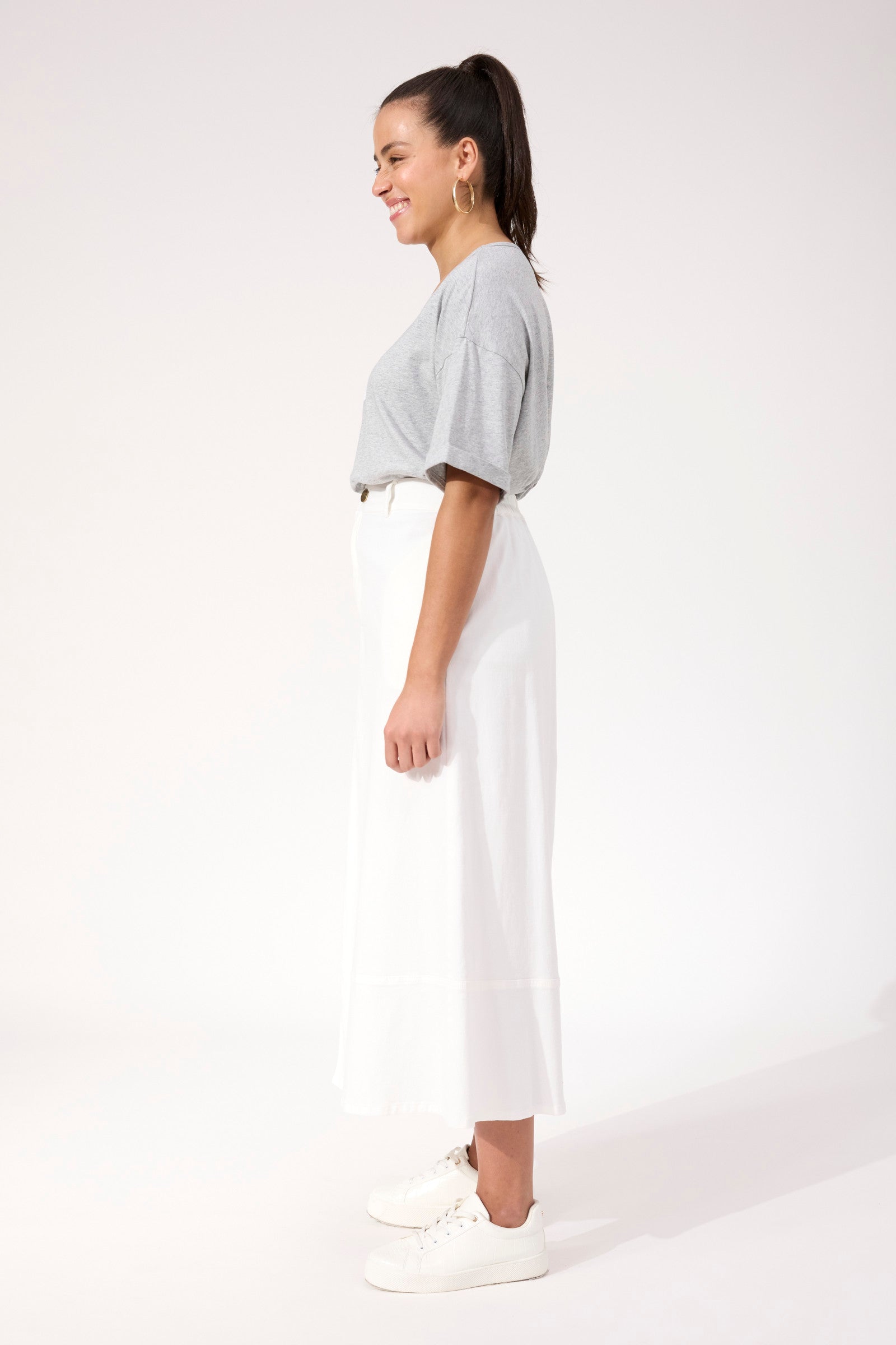 Panama Maxi Skirt - White