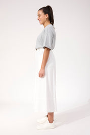 Panama Maxi Skirt - White
