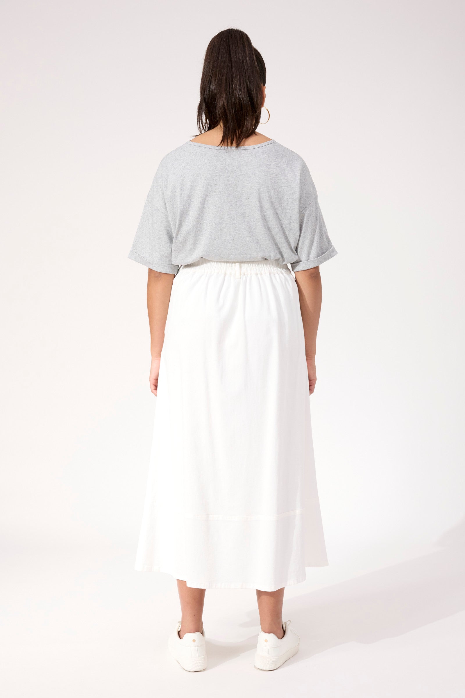 Panama Maxi Skirt - White