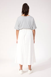 Panama Maxi Skirt - White