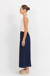 Panama Maxi Skirt - Indigo