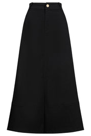 Panama Maxi Skirt - Black