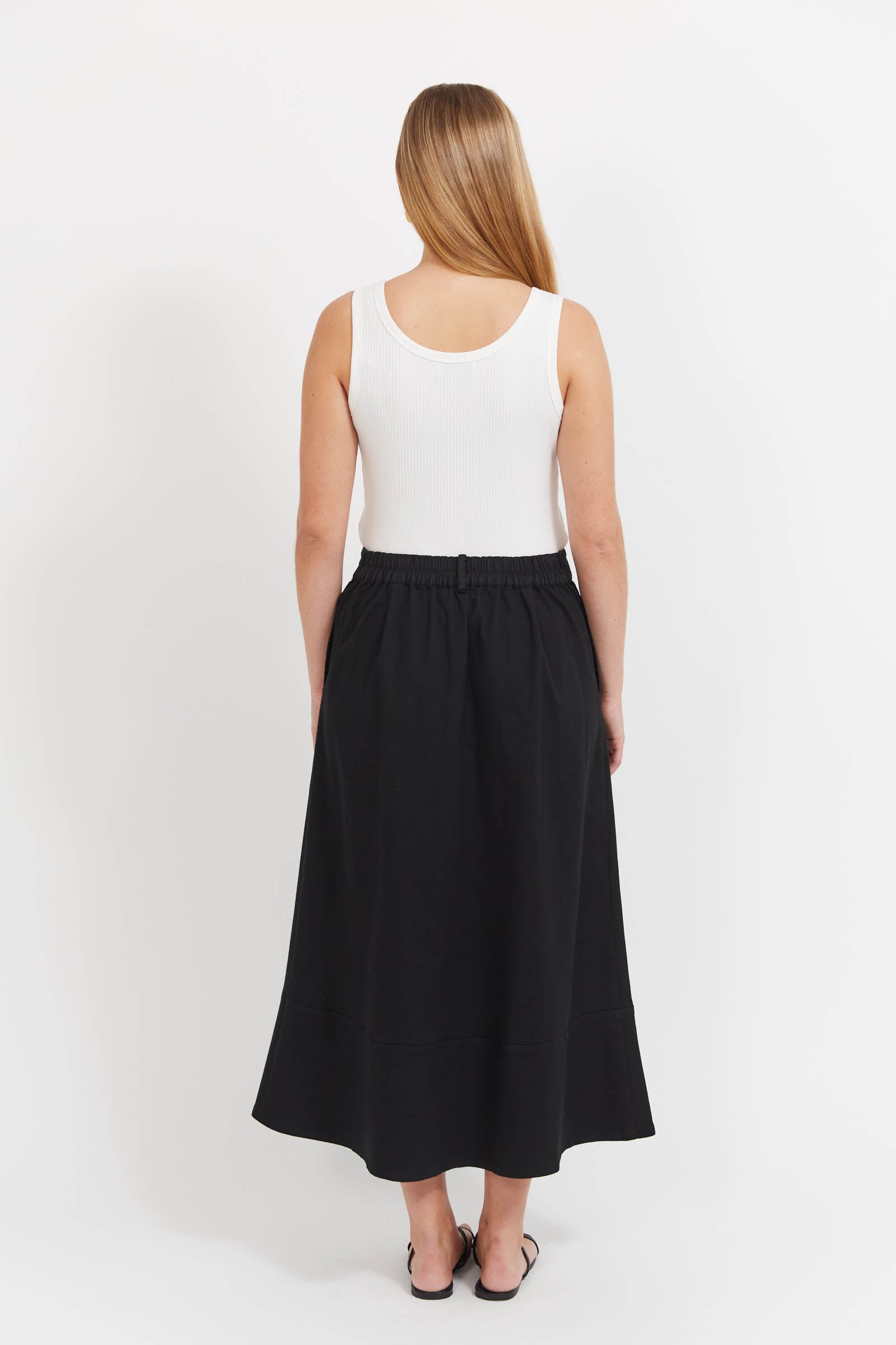 Panama Maxi Skirt - Black