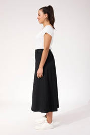 Panama Maxi Skirt - Black