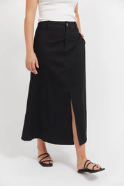 Panama Maxi Skirt - Black