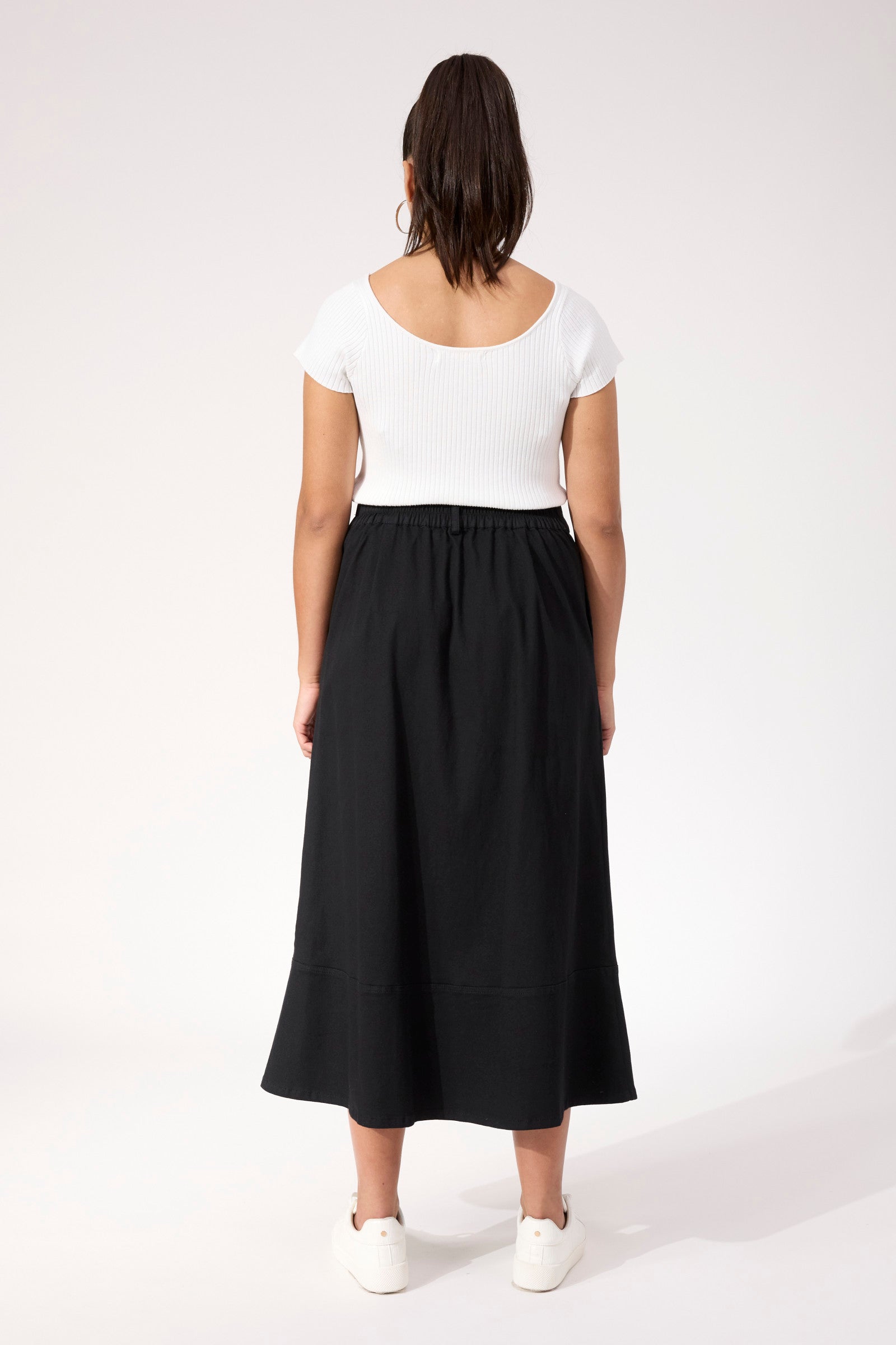 Panama Maxi Skirt - Black
