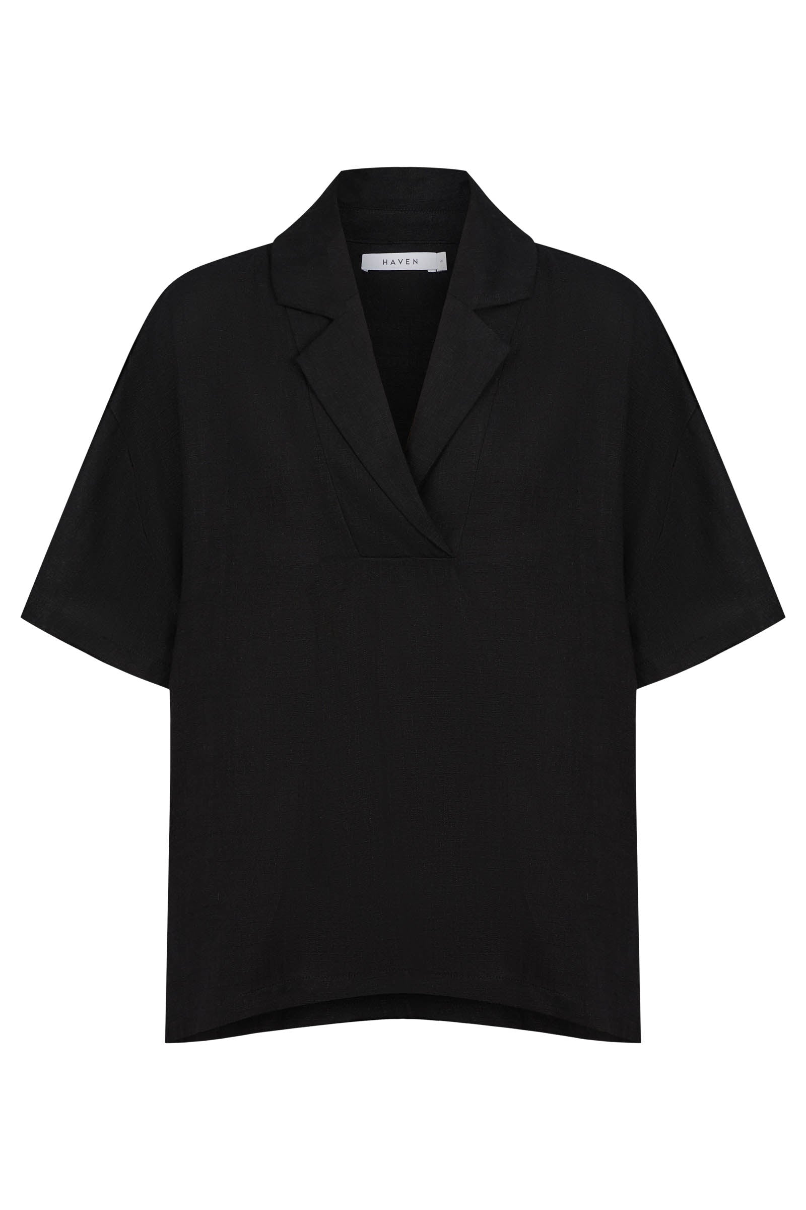 Jardin Collared Top - Black