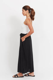 Jardin Maxi Skirt - Black
