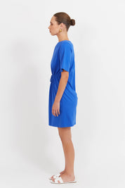 Jardin Tshirt Dress - Azul