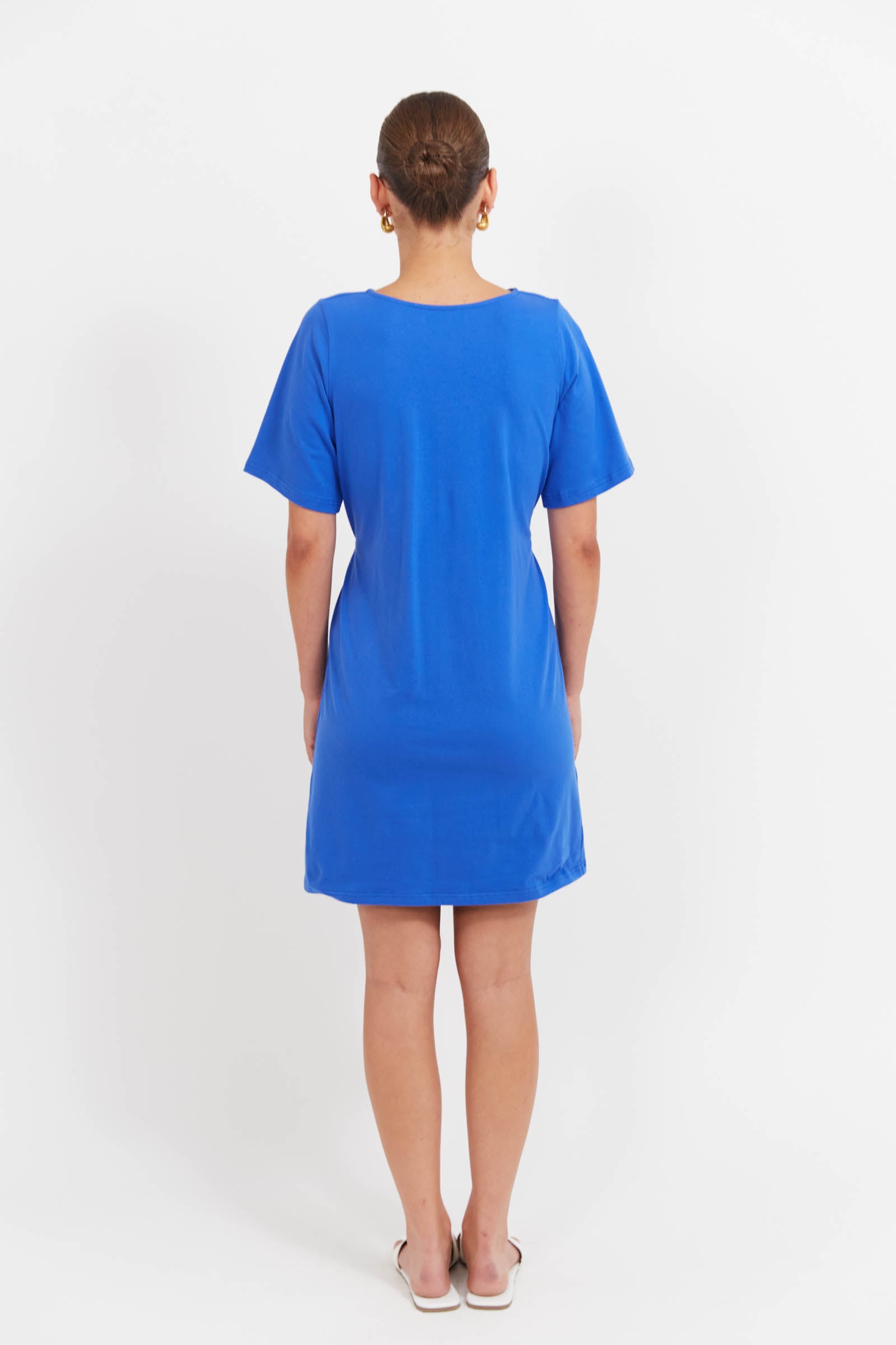 Jardin Tshirt Dress - Azul
