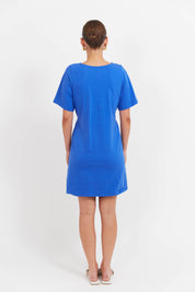 Jardin Tshirt Dress - Azul