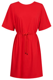 Jardin Tshirt Dress - Garnet