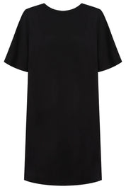 Jardin Tshirt Dress - Black