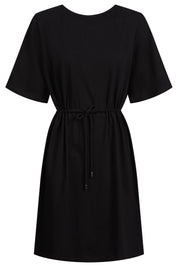 Jardin Tshirt Dress - Black