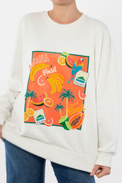 Cabana Sweatshirt - White