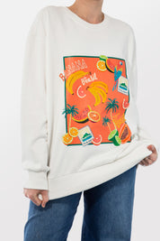 Cabana Sweatshirt - White