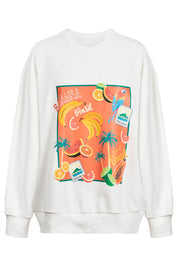 Cabana Sweatshirt - White