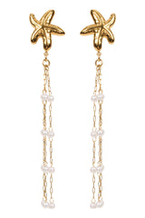 Bahama Circle Earrings - Pearl