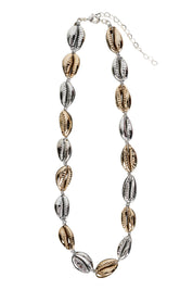 Bahama Cowrie Necklace - 2 Tone