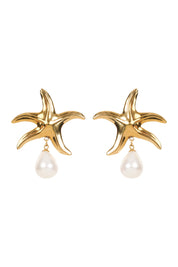Bahama Pearl Earrings - Starfish