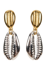 Bahama Sea Earrings - Cowrie