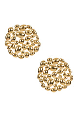 Brasilia Gold Earring - Circle