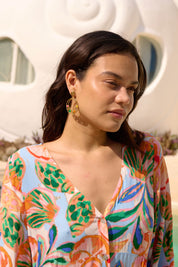 Brasilia Mix Earring - Sea